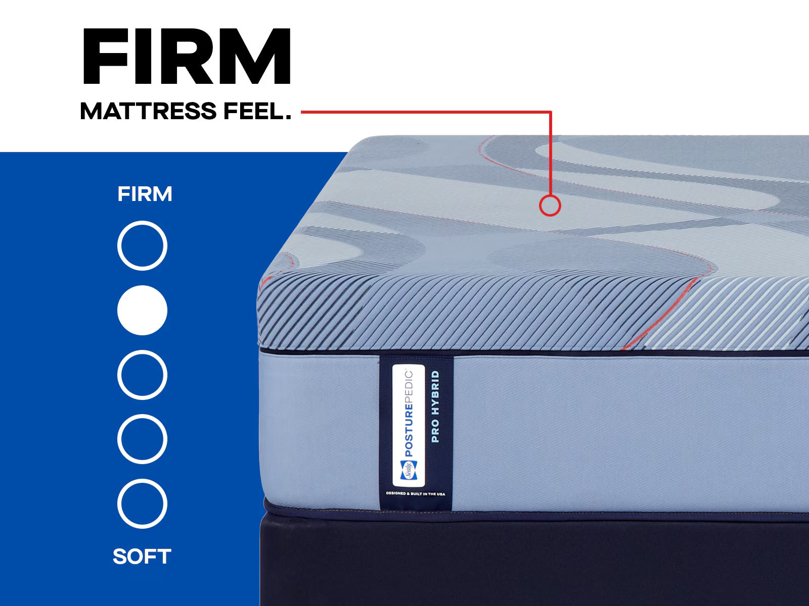 Sealy Posturepedic® Pro Hybrid Lacey II 13" Firm Mattress
